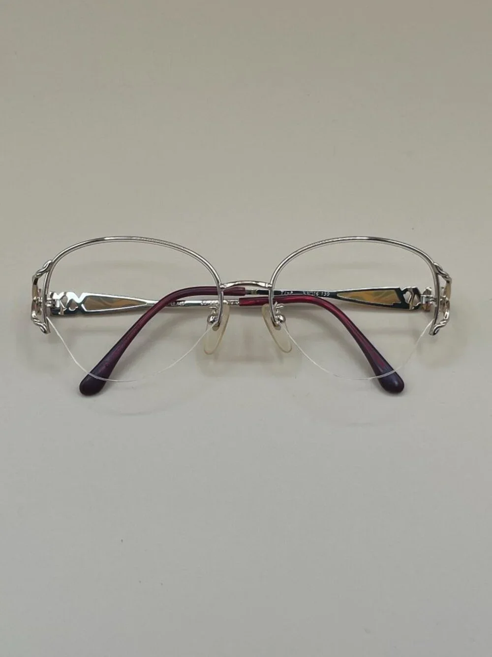 YVES SAINT LAURENT Vintage Titanium Eyeglass Frames 30-6653 53-16-130 Japan